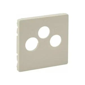 Πλακίδιο Πρίζας TV-R-SAT Ιβουάρ