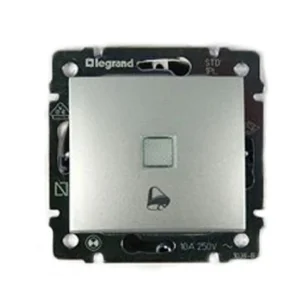 Μπουτόν Κουδουνιού Φωτεινό Χωνευτός Αλουμίνιο