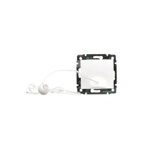 Μπουτόν Τραβηχτό Χωνευτό Λευκό