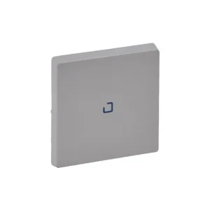 Πλακίδιο Διακόπτη Απλού Φωτεινής Λειτουργίας Αλουμίνιο