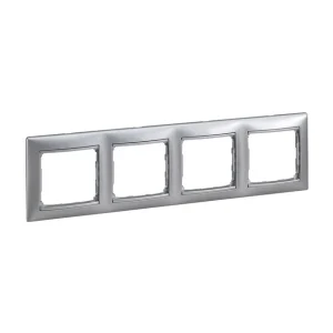 Πλαίσιο 4 Θέσεων Οριζόντιο Αλουμίνιο