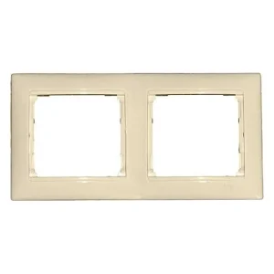 Πλαίσιο 2 Θέσεων Οριζόντιο Κρεμ