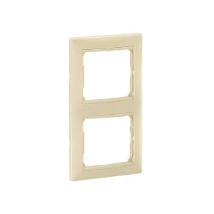 Πλαίσιο 2 Θέσεων Κάθετο Cream