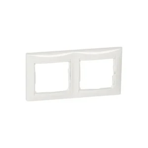 Πλαίσιο 2 Θέσεων Οριζόντιο Λευκό