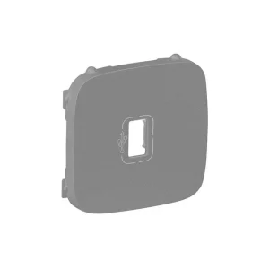 Πλακίδιο Πρίζας USB Αλουμίνιο