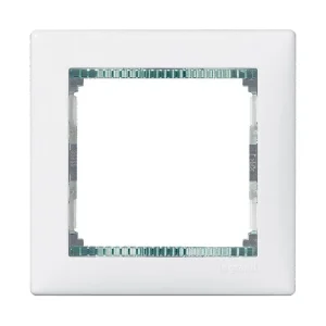 Πλάισιο 1 Θέσης Λευκό/Κρύσταλλο