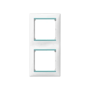 Πλαίσιο 2 Θέσεων Κάθετο White/Opal