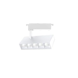 InLight Σποτ 20W μονοφασικής ράγας σε λεύκο χρώμα