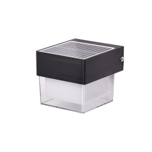 it-Lighting Grenada-LED 2W 3CCT Solar Wall Light in Black Color