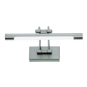 InLight Επιτοίχιο φωτιστικό LED 12W 3000K από νίκελ ματ μέταλλο και ακρυλικό D: 60W