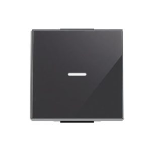 Μετώπη Απλού με Οπή Μαύρο Γυαλί