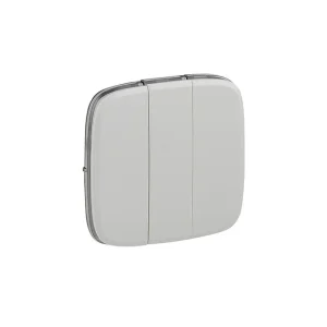 Πλακίδιο Διακόπτη Τριπολικού Λευκό