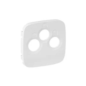 Πλακίδιο TV-R-SAT Λευκό