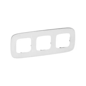 Πλαίσιο 3 Θέσης Λευκό Γυαλί