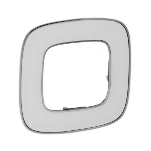 Πλαίσιο 1 Θέσης Λευκός Καθρέφτης