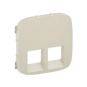 Πλακίδιο Διπλή RJ11/RJ45 Ιβουάρ