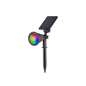 it-Lighting Amistad-LED 2W RGB Solar Spike Light in Black Color