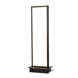 InLight Επιτραπέζιο φωτιστικό LED 16W 3000K από αλουμίνιο σε μαύρη απόχρωση D:40cm