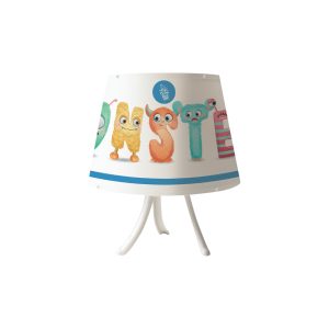 InLight Επιτραπέζιο φωτιστικό από λευκό μέταλλο και καπέλο D:30cm