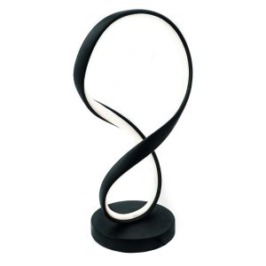 InLight Επιτραπέζιο φωτιστικό από αλουμίνιο σε μαύρη απόχρωση (3460-BL)