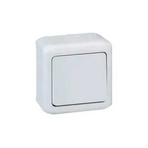 Διακόπτης Απλός Επίτοιχος Γκρι IP44