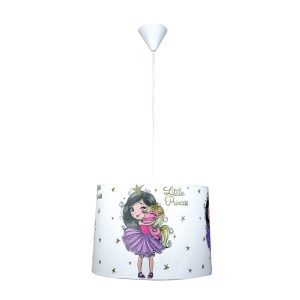 InLight Κρεμαστό φωτιστικό από υφασμάτινο καπέλο και λευκή ανάρτηση