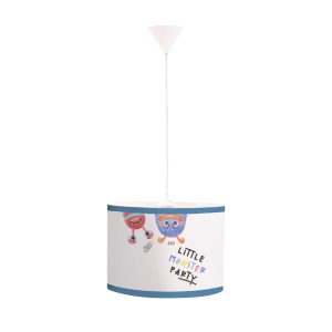 InLight Κρεμαστό φωτιστικό από καπέλο και λευκή ανάρτηση D:35cm