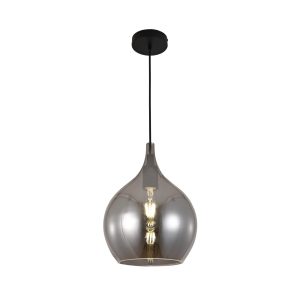 InLight Κρεμαστό φωτιστικό από φιμέ γυαλί 1XE27 D:26cm