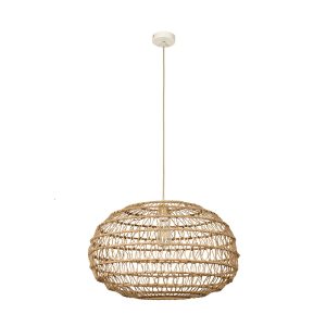 InLight Κρεμαστό Φωτιστικό από σχοινί 1xE27 D:60cm