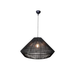 Inlight Κρεμαστό φωτιστικό με καπέλο απο ίνα 1xE27 D:60cm