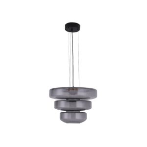 Inlight Κρεμαστό φωτιστικό από φιμέ γυαλί 12W 1644LM 3000K D:45x33cm