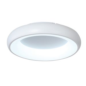 InLight Πλαφονιέρα οροφής LED 3600W 3CCT από λευκό ακρυλικό D:60cm