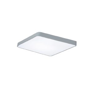InLight Πλαφονιέρα οροφής LED 32W 3CCT (by switch on base) από γκρί μέταλλο και ακρυλικό D:50cm