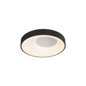 Inlight Πλαφονιέρα οροφής LED 36W 3CCT από μαύρο μέταλλο και ακρυλικό D:48x9cm