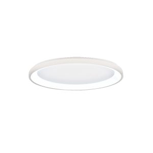 Inlight Πλαφονιέρα οροφής LED 28W 3CCT από λευκό μέταλλο και ακρυλικό D:80x5cm