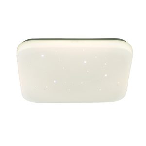 InLight Πλαφονιέρα οροφής LED 32W 4000K από λευκό ακρυλικό D:43,5cm (42163-B-Λευκό)