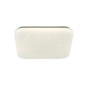 InLight Πλαφονιέρα οροφής LED 24W 4000K από λευκό ακρυλικό D:34cm (42163-Γ-Λευκό)