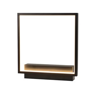 InLight Επιτοίχιο φωτιστικό LED 18W 3000K από αλουμίνιο σε μαύρη απόχρωση D:25cm