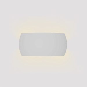 Inlight Επιτοίχιο φωτιστικό λευκό από γύψο 1XE14 D:31cm