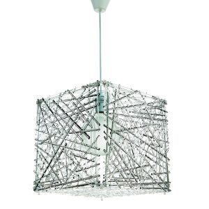 InLight Κρεμαστό φωτιστικό από φιμέ plexiglass 1XE27 D:30xm