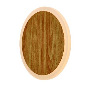 InLight Επιτοίχιο φωτιστικό από αλουμίνιο σε καφέ απόχρωση (43401-Ξύλο)