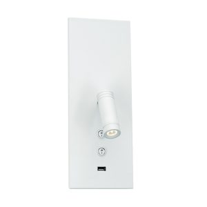 InLight Επιτοίχιο φωτιστικό από λευκό μέταλλο