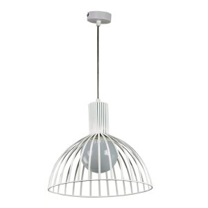 InLight Κρεμαστό φωτιστικό από λευκό μέταλλο 1XE27 D:33cm