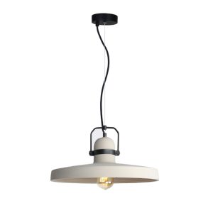 InLight Κρεμαστό φωτιστικό γκρι από τσιμέντο 1XE27 D:40cm