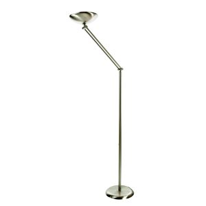 InLight Επιδαπέδιο φωτιστικό από νίκελ ματ μέταλλο 1XR75 D:187cm (45017-Χρυσοτηρίου-Νίκελ Ματ)