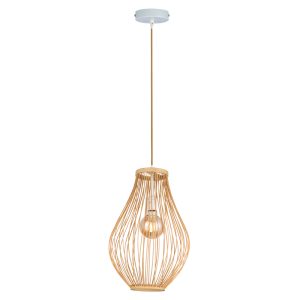 InLight Κρεμαστό φωτιστικό από ρατάν 1XE27 D:30cm