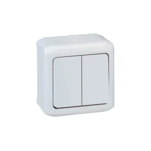 Διακόπτης Κομμυτατέρ Επίτοιχος Γκρι IP44