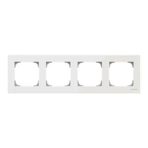 Πλαίσιο 4 Θέσεων Λευκό Γυαλί