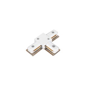 InLight Σύνδεσμος Τ Λευκός Μονοφασικής Ράγας