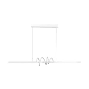 InLight Κρεμαστό φωτιστικό LED 40W 3CCT (by switch on base) σε λευκό χρώμα D:120cm